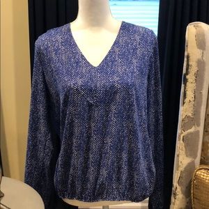 V-Neck Long Sleeve Womens Top